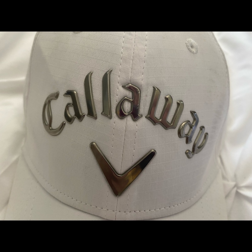 White CALLAWAY adjustable hat